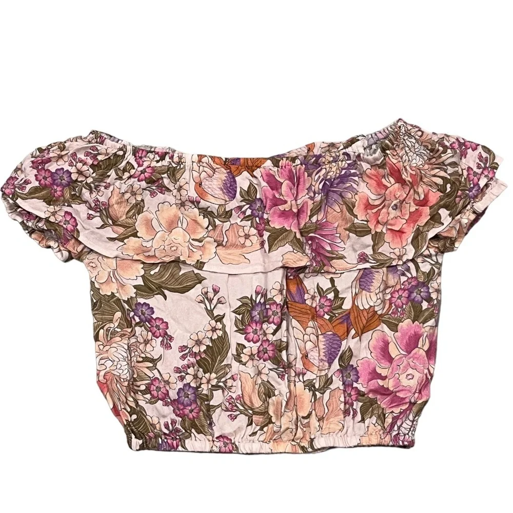 Spell & The Gypsy Blue Skies Off The Shoulder Top